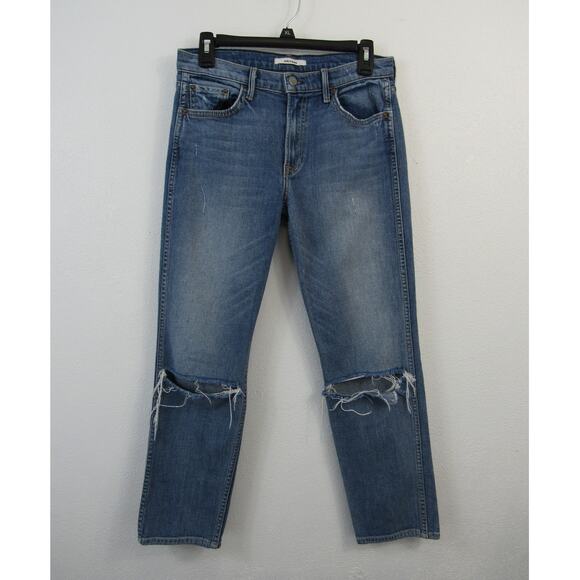 Grlfrnd Naomi High-Rise Jean Size 29 I Will Survive Light Blue Denim Petite - Picture 2 of 9
